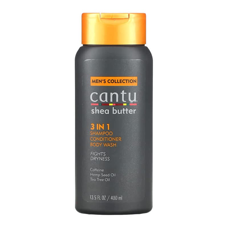Men's Collection, Shea Butter 3 In 1 Shampoo, Conditioner, Body Wash