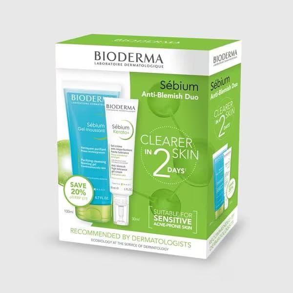 Bioderm Sebium Anti-Blemish Duo For Acne-Prone Skin