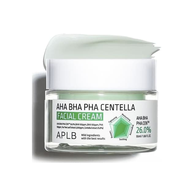 AHA BHA PHA Centella Facial Cream