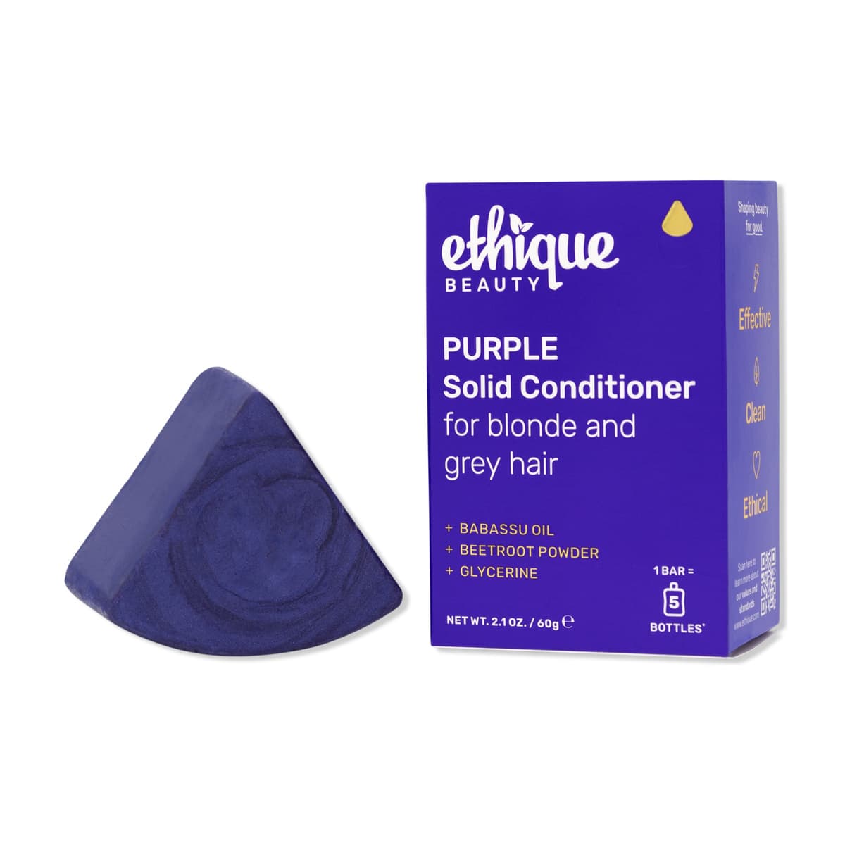 Purple Solid Conditioner Bar