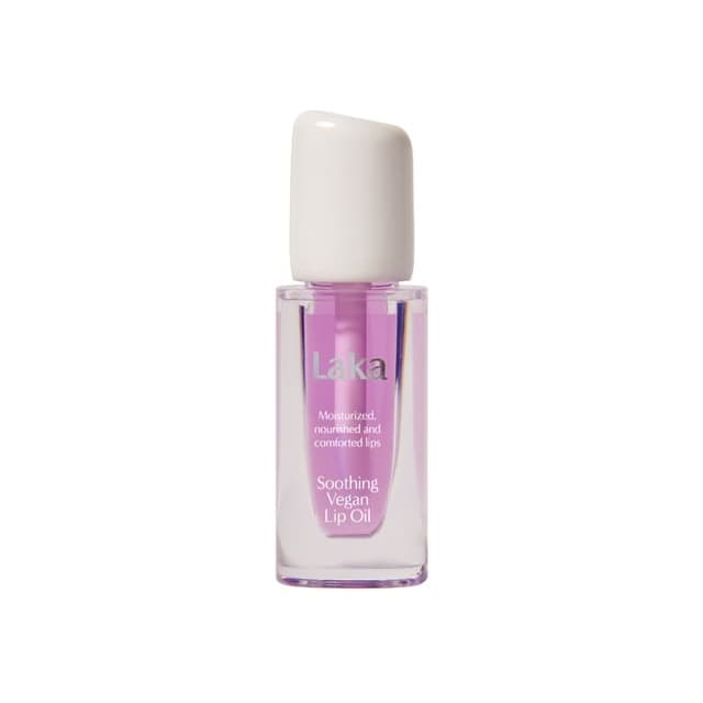 Soothing Vegan Lip Oil, Calming Purple
