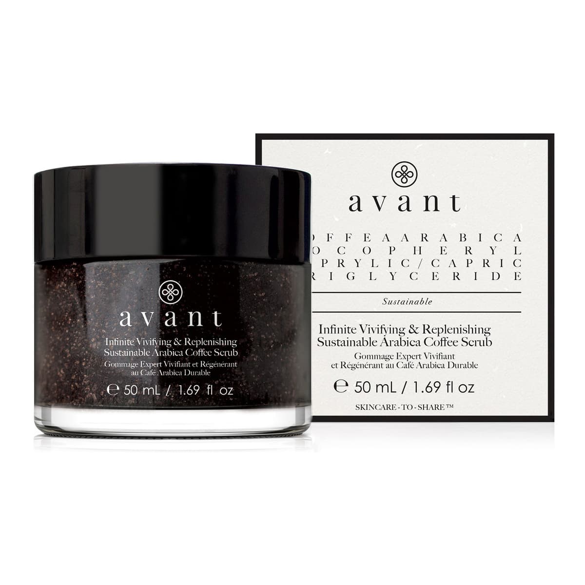 Infinite Vivifying and Replenishing Sustainable Arabica Coffee Scrub