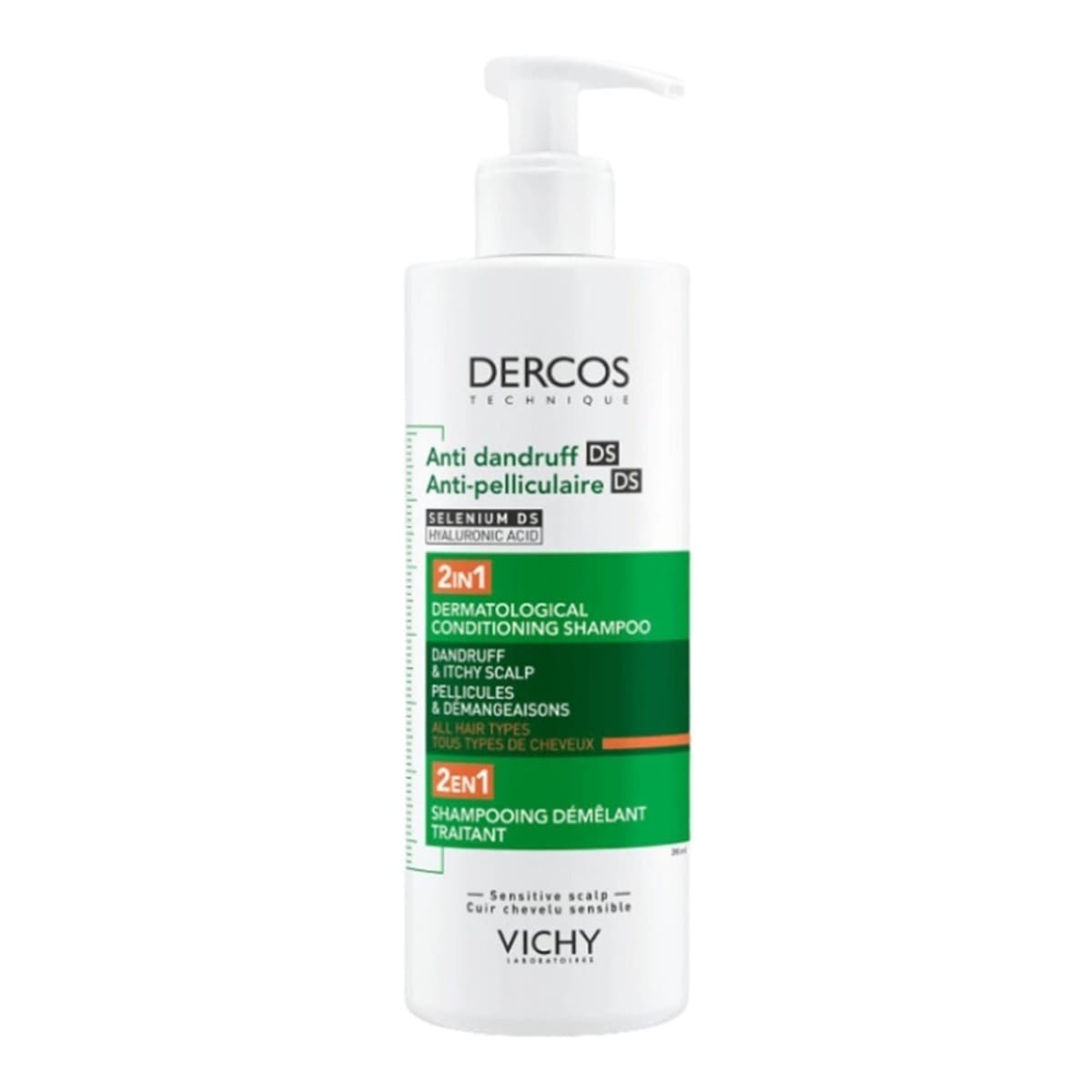 Dercos Anti-Dandruff DS 2-in-1 Dermatological Conditioning Shampoo