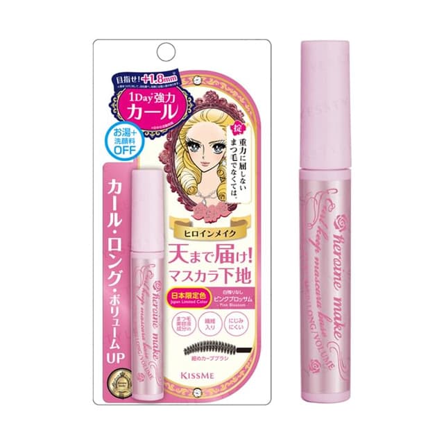 Kiss Me Heroine Make Curl Keep Mascara Base 51 Pink Blossom