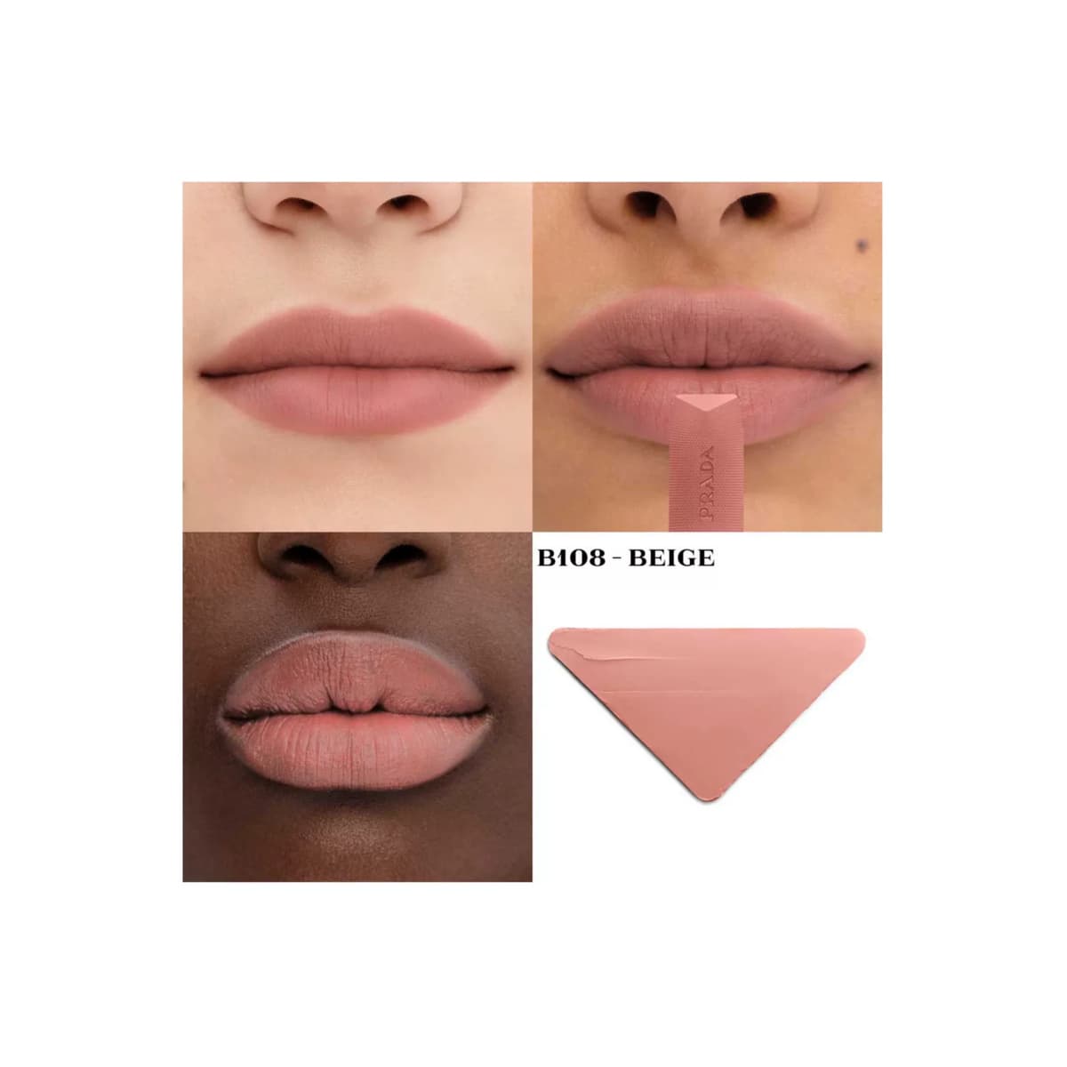 Monochrome Soft Matte Lipstick, B108 Beige