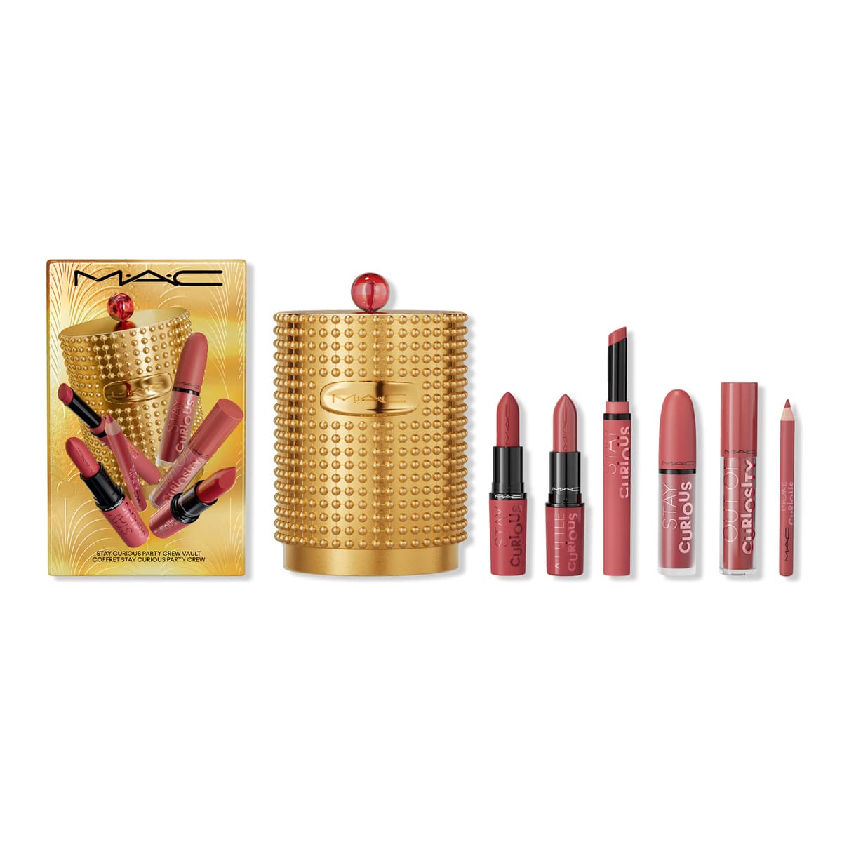 Stay Curious Party Crew Lip Color Holiday Vault
