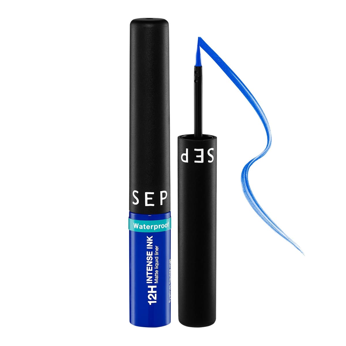 Intense Felt-Tip 12HR Liquid Waterproof Eyeliner, #05 Cobalt Blue
