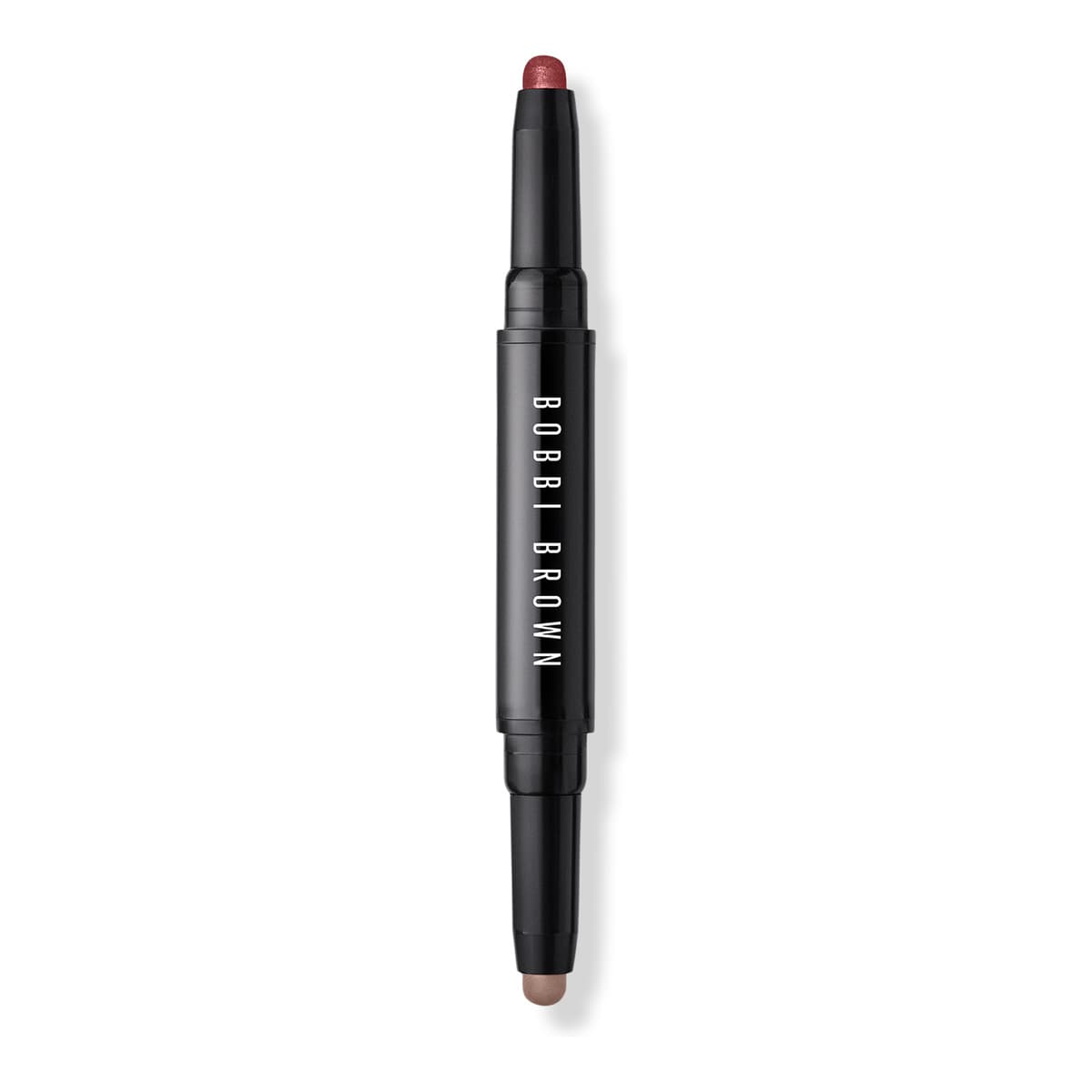 Dual-Ended Long-Wear Waterproof Cream Eyeshadow Stick, Bronze Pink / Espresso