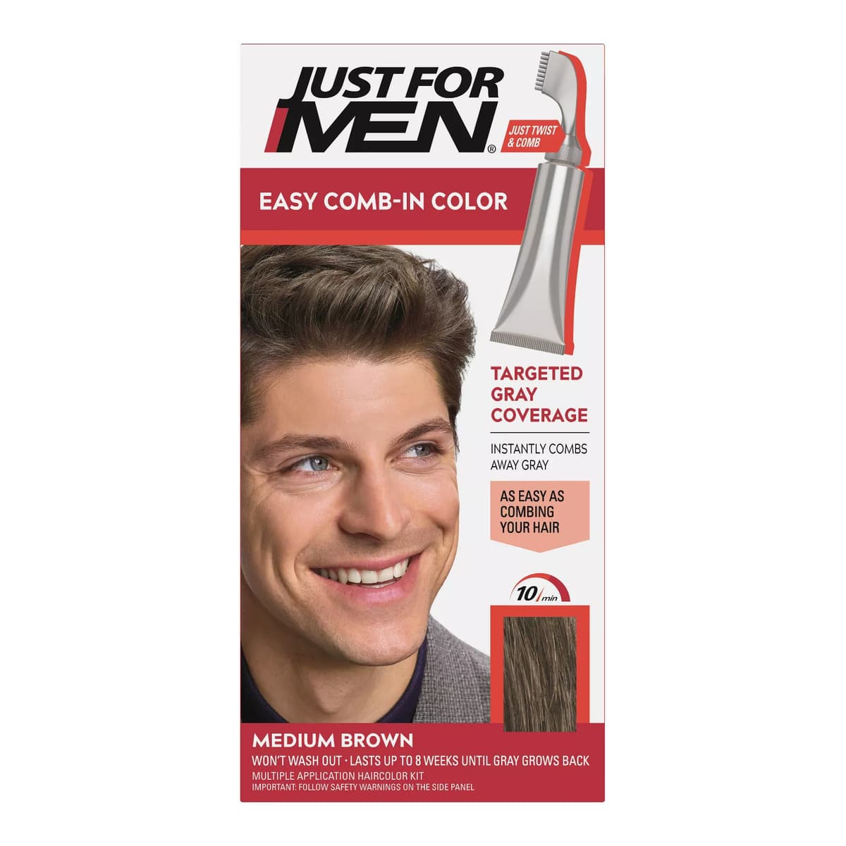 Easy Comb-In Medium Brown A-35