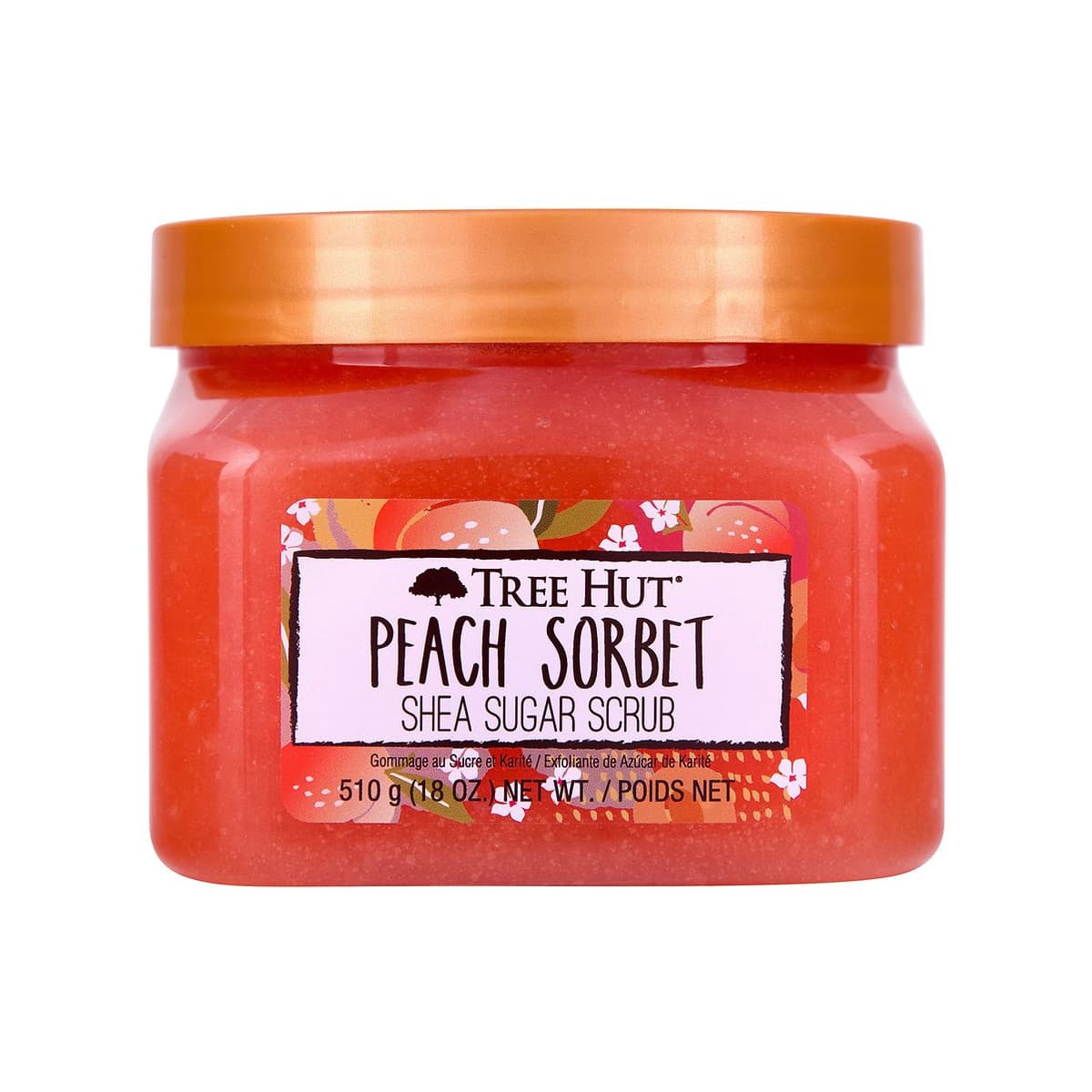Shea Sugar Scrub Peach Sorbet