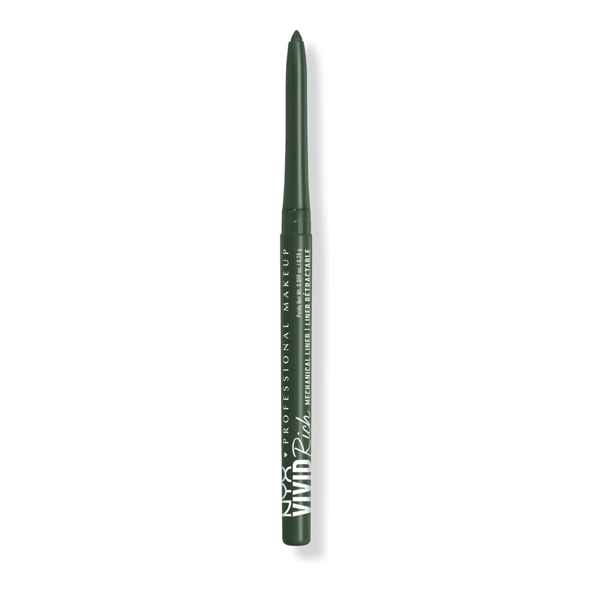 Retractable Vivid Rich Mechanical Eyeliner Pencil, Emerald Empire