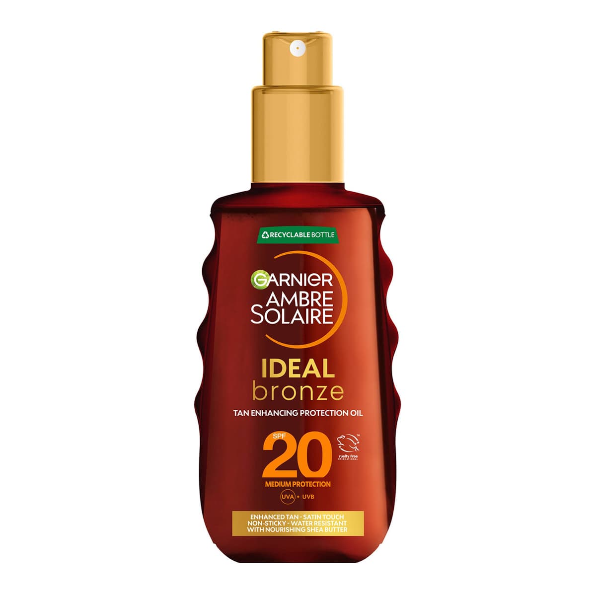 Ambre Solaire Ideal Bronze Protective Oil SPF20 Sun Cream Spray