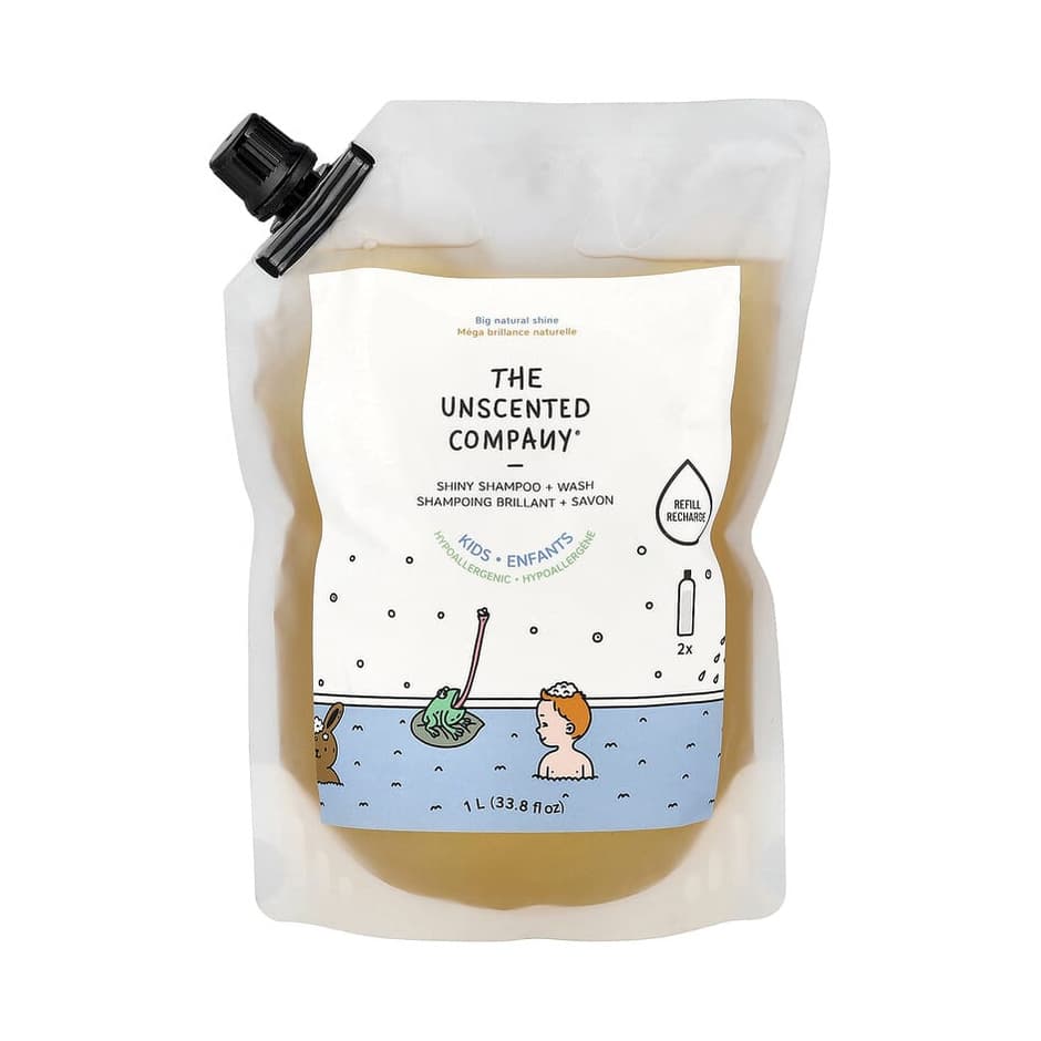 Kids, Shiny Shampoo + Wash, Refill