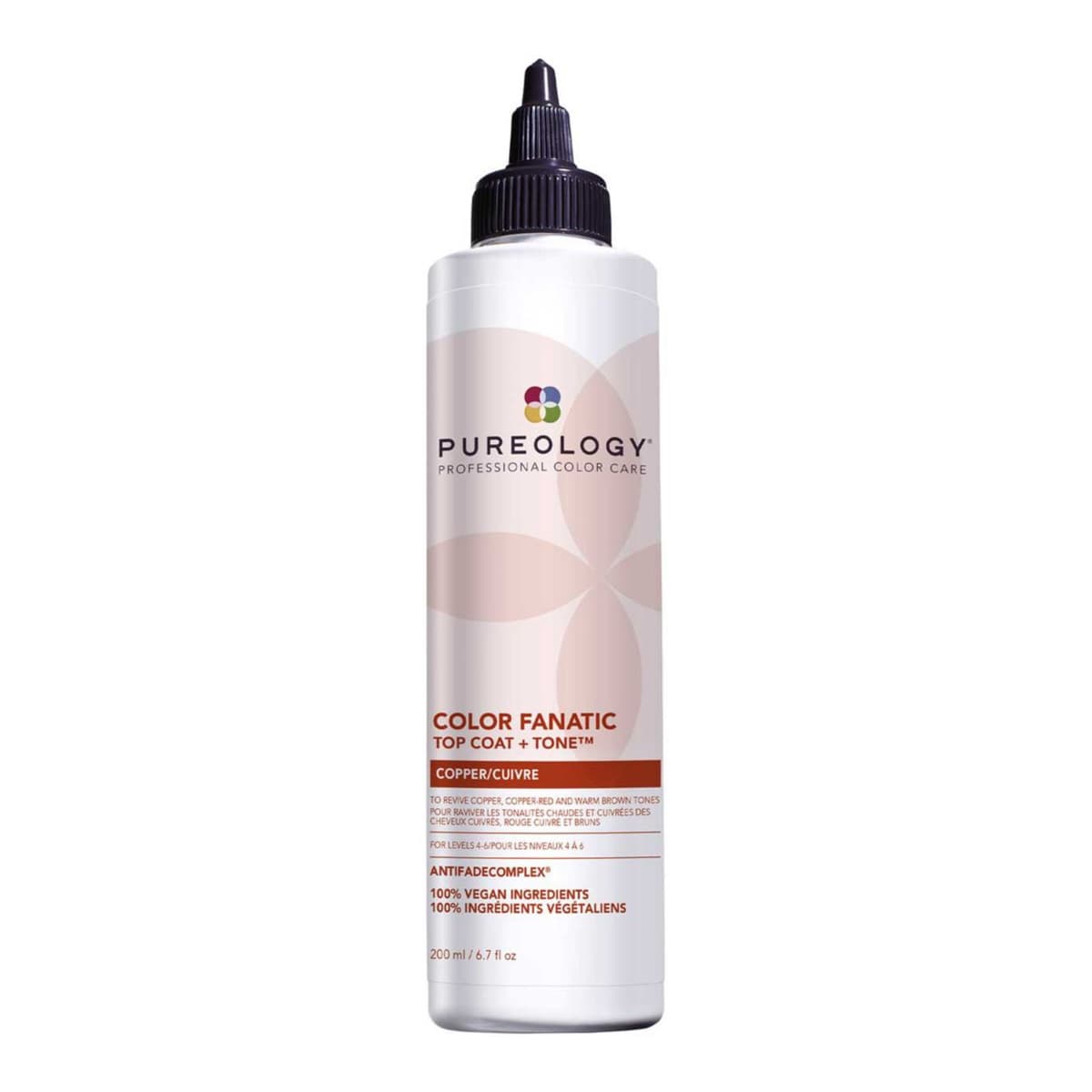 Color Fanatic Top Coat + Tone Copper Color Glaze Toner For Copper-Treated Hair