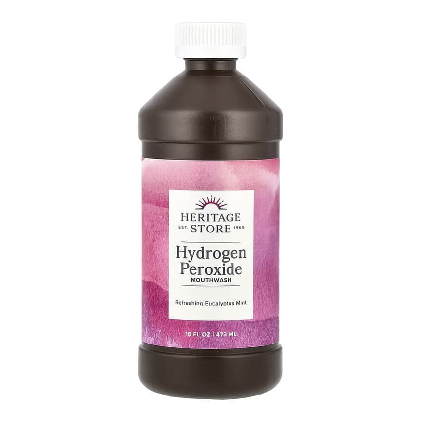 Hydrogen Peroxide Mouthwash, Refreshing Eucalyptus Mint