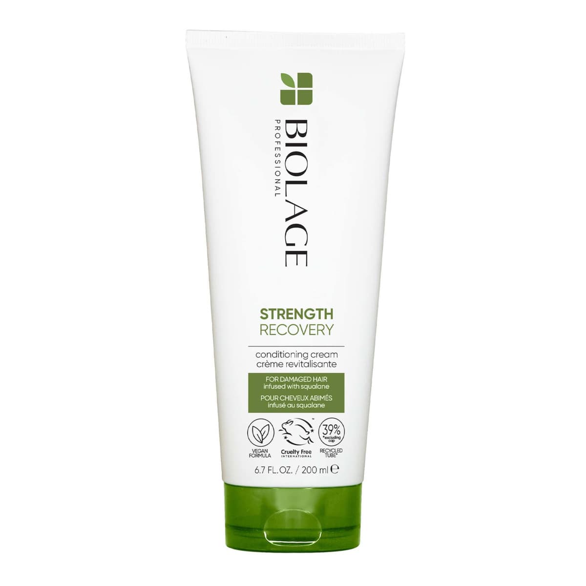 Professional Strength Recovery Vegan Nourishing Conditioner with Squalane for Damaged Hair