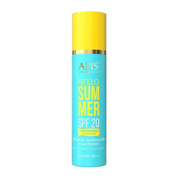 Sunscreen Body Oil with carotene SPF20