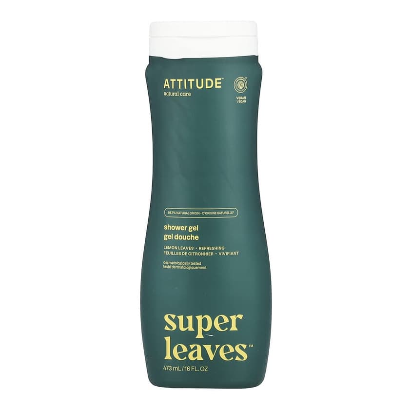 Super Leaves™, Shower Gel, Lemon Leaves