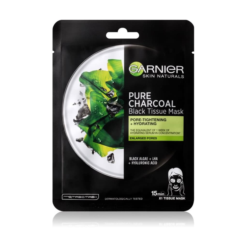 Skin Active Pure Charcoal & Algae Face Sheet Mask