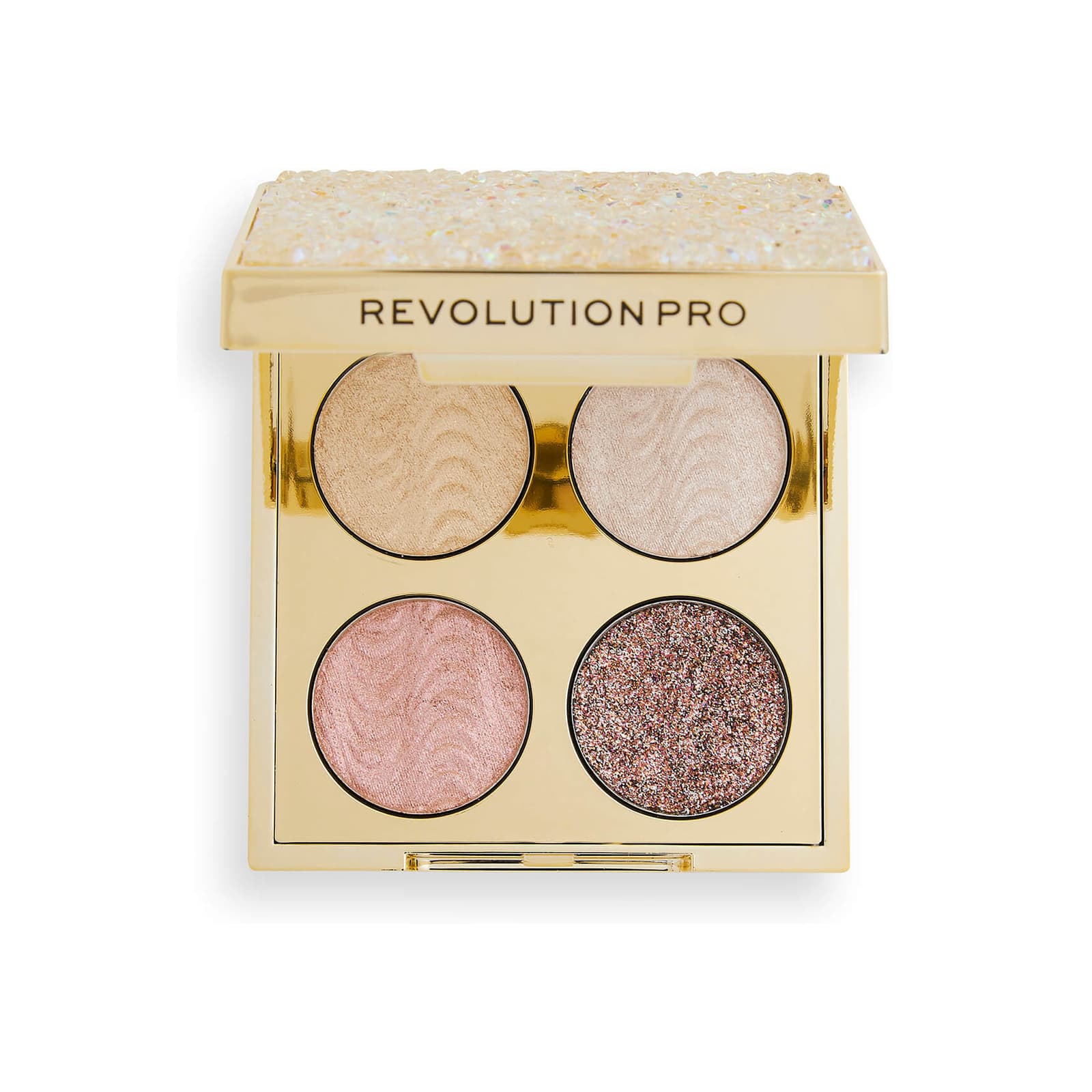 Crystal Eye Quad - Gold Crystal