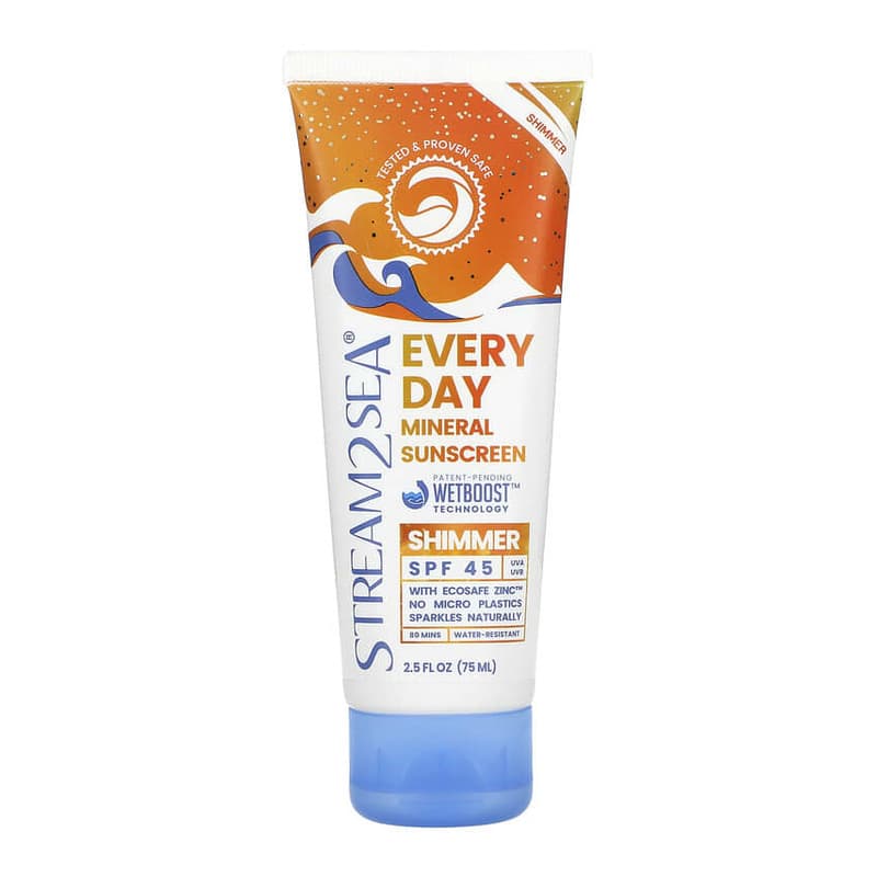 Every Day Mineral Sunscreen, Shimmer, SPF 45