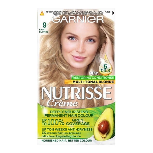 Permanent Hair Dye Light Blonde 9