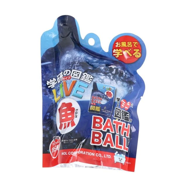 Gakken No Zukan Live Fish Ocean Bath Ball