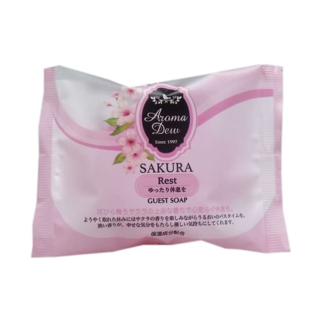 Aroma Dew Guest Soap, Rest Sakura