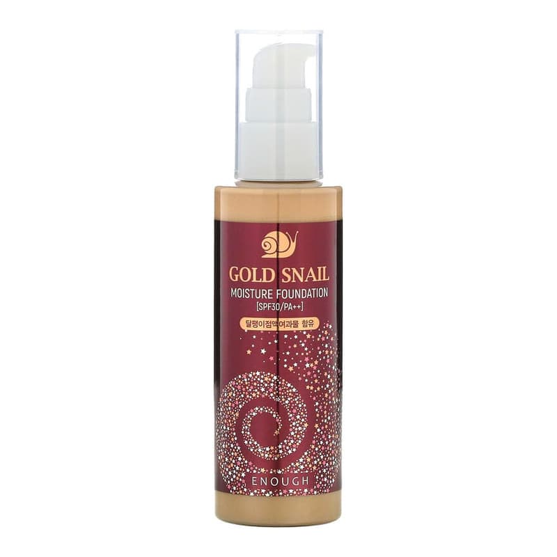 Gold Snail, Moisture Foundation, SPF 30 PA++, #21