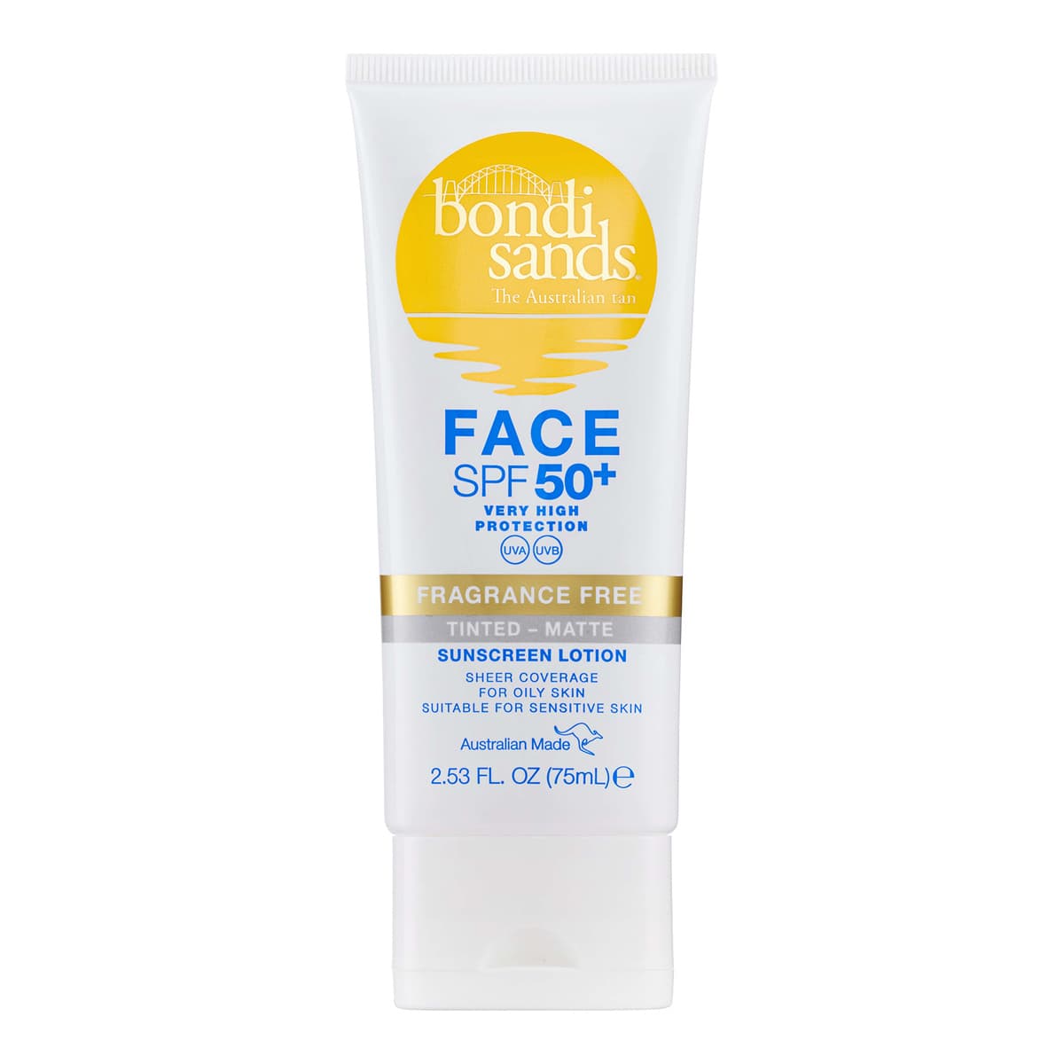 SPF 50+ Fragrance Free 4 Star Matte Tinted Face Lotion