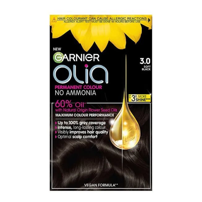 3.0 Soft Black Permanent Hair Dye