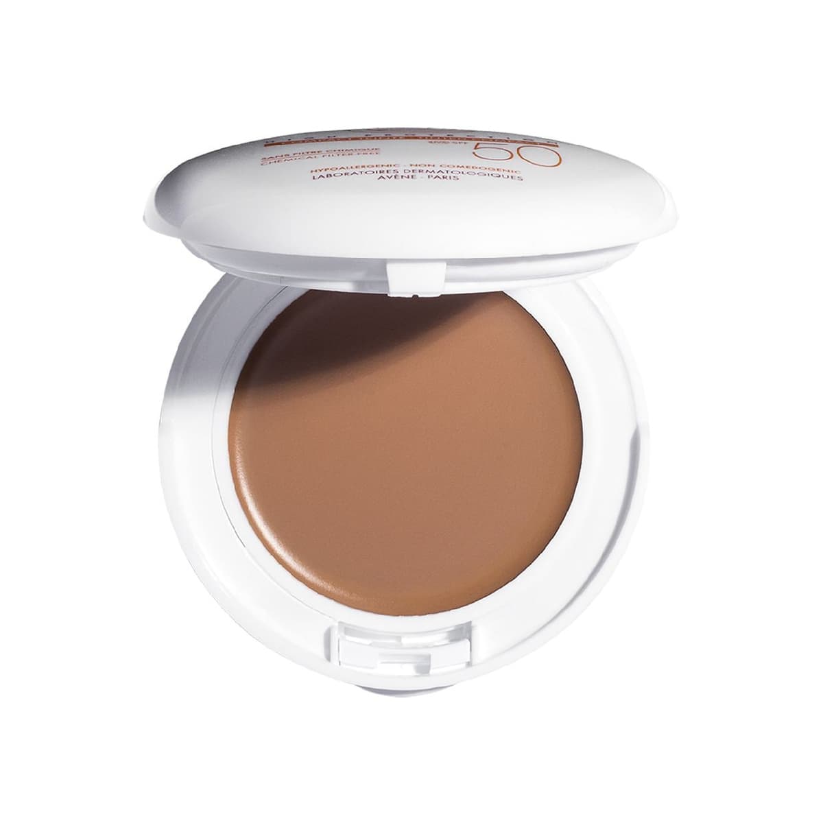 High Protection Mineral Tinted Compact SPF 50, UVA/UVB protection, Honey