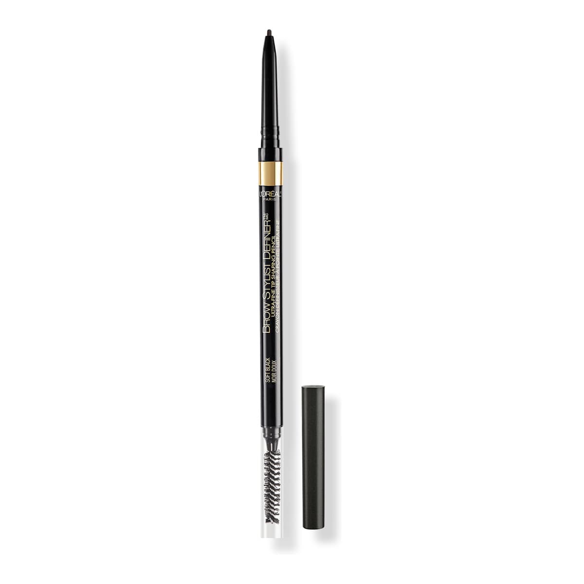 Brow Stylist Definer Waterproof Eyebrow Pencil, Soft Black