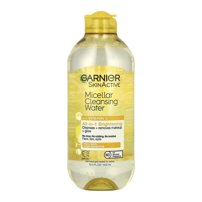 SkinActive, Micellar Cleansing Water with Vitamin C