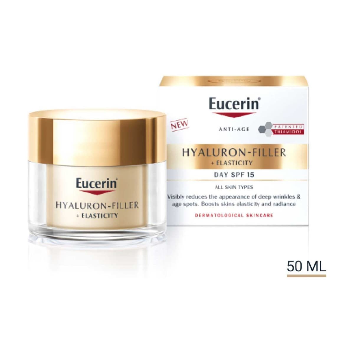Hyaluron-Filler + Elasticity Anti-Ageing Face Cream SPF15