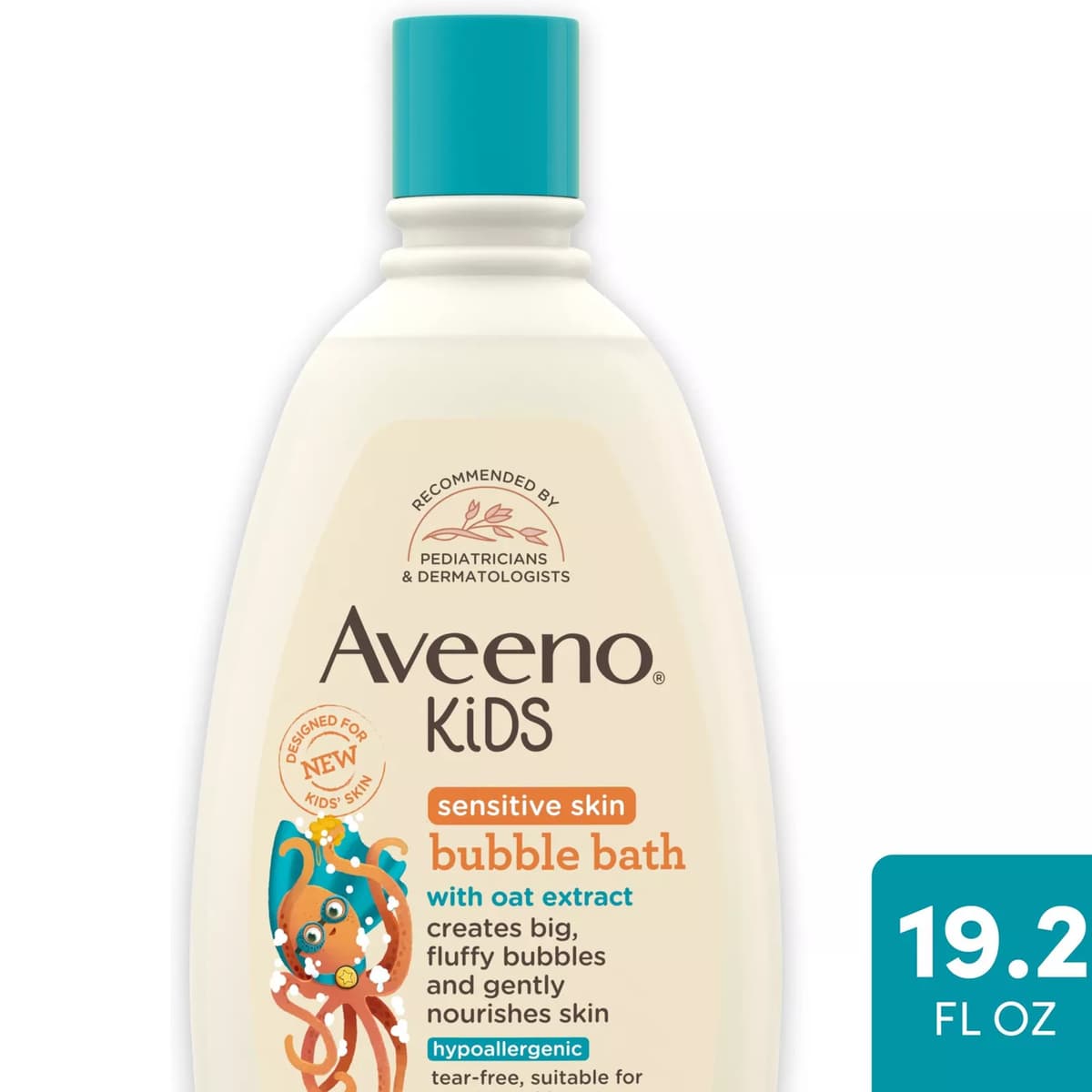 Kids' Bubble Bath Wash with Oat Extract for Sensitive Skin
