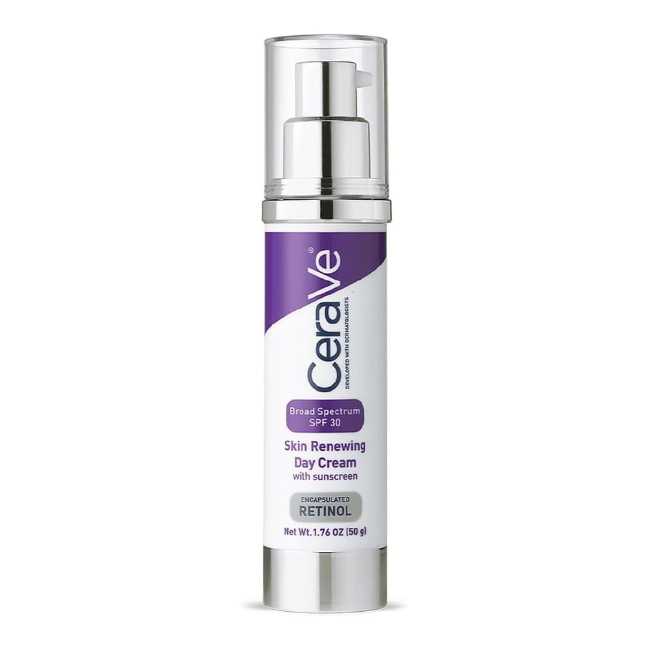 Anti Aging Face Cream SPF 30, Skin Renewing Day Cream with Retinol