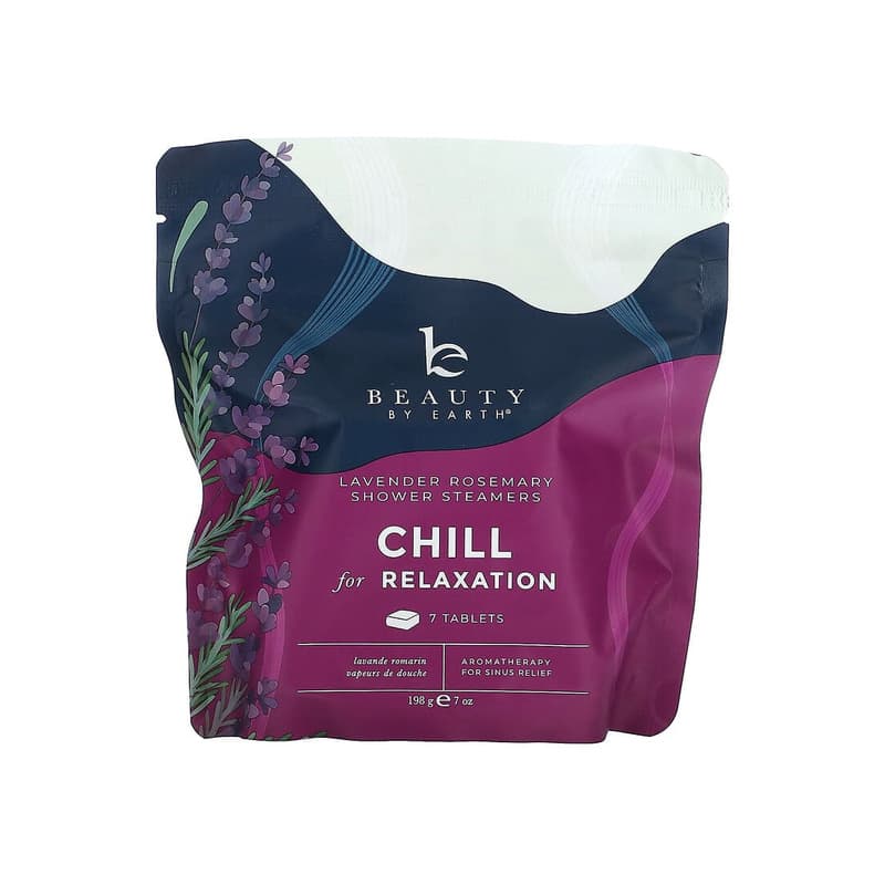 Chill for Relaxation, Shower Steamers, Lavender Rosemary