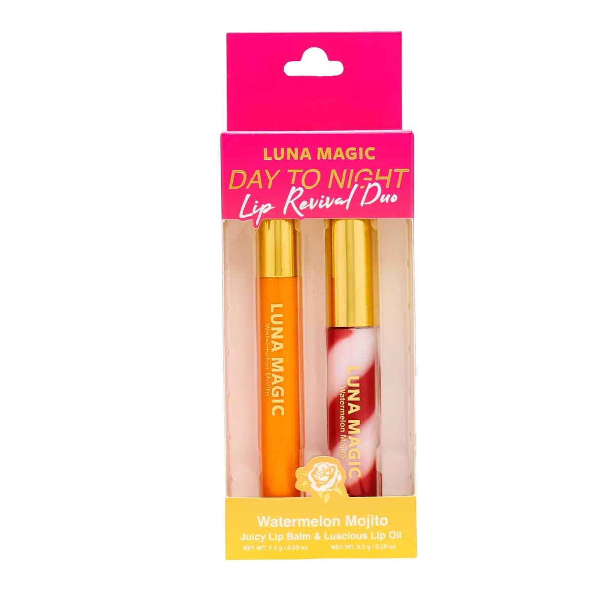 Lip Care Duo - Moisture Stick + Lip Oil - 2pc, Watermelon Mojito