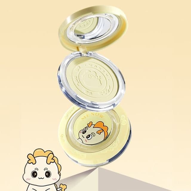 Cartoon Dragon Edition Matte Tulle Makeup Powder, F05 Light Yellow