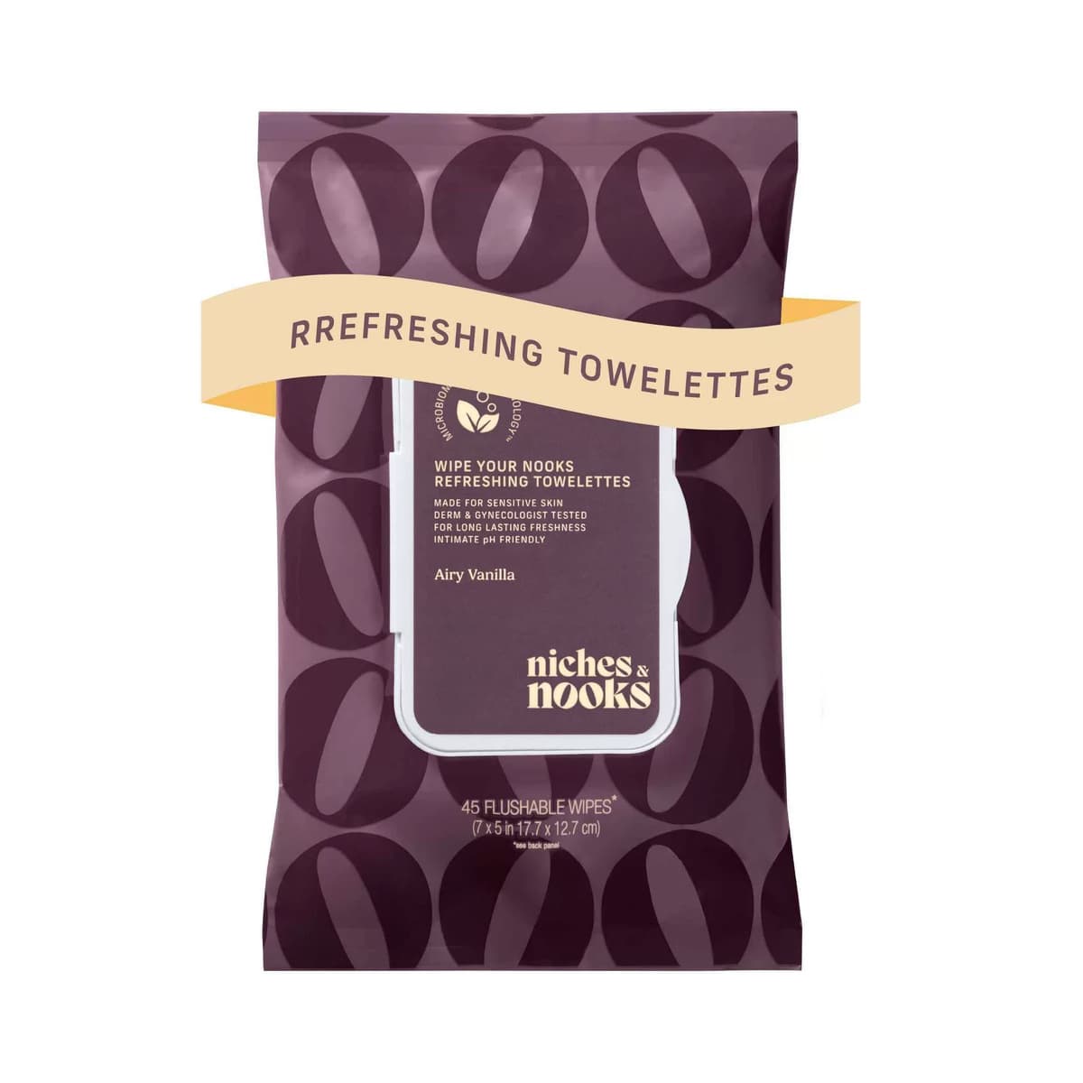 Wipe Your Nooks Refreshing Towelettes - Airy Vanilla