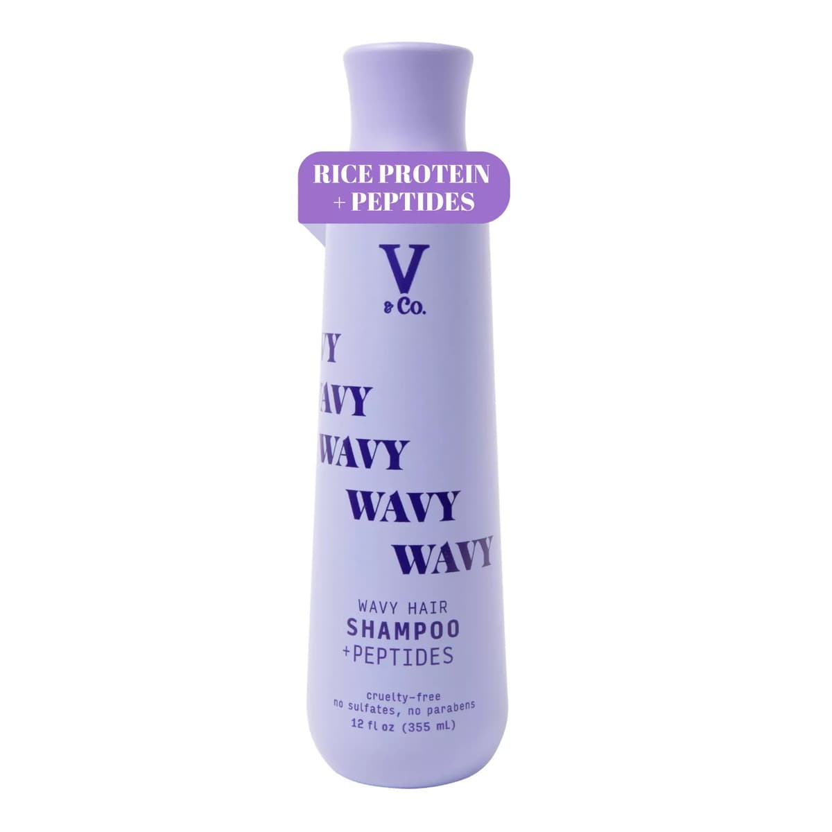 Wavy Hair + Peptide Shampoo