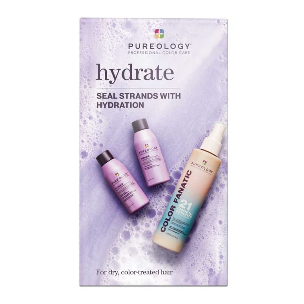 Discovery Set for Dry Hair with Hydrate Deluxe Travel Sizes and Color Fanatic
