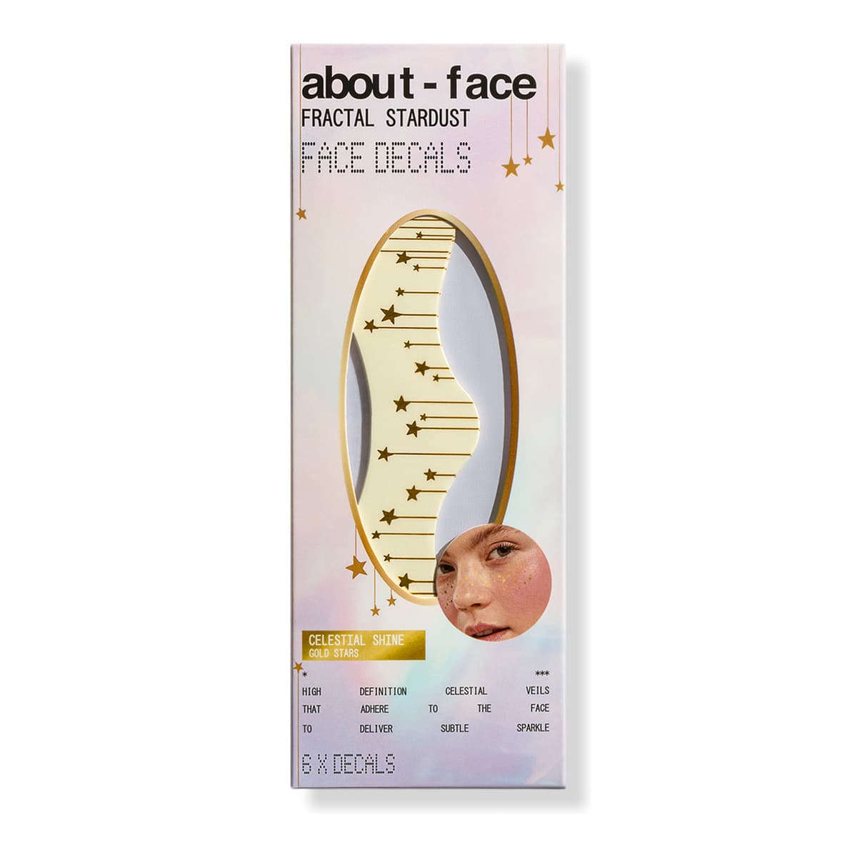 Fractal Stardust Face Decals - Celestial Shine