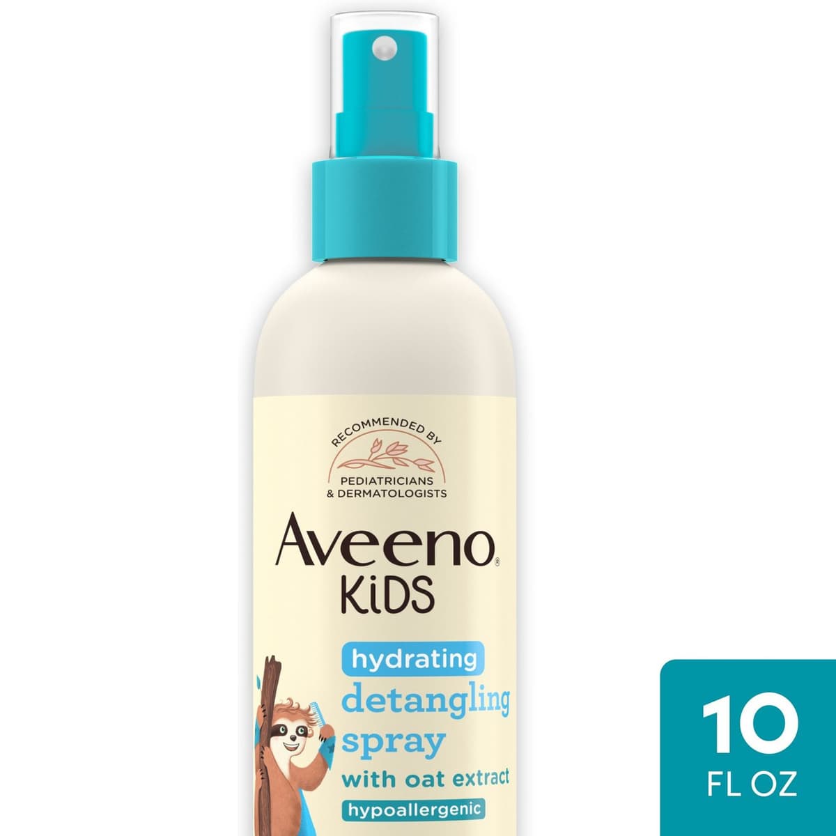 Kids' Hydrating Detangling Spray with Oat Extract, Suitable for Skin & Scalp - Light Fragrance