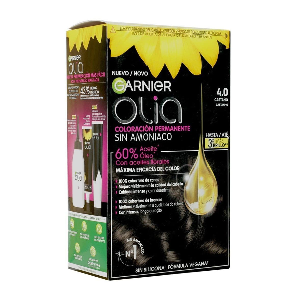 Olia Permanent Hair Dye 4.0