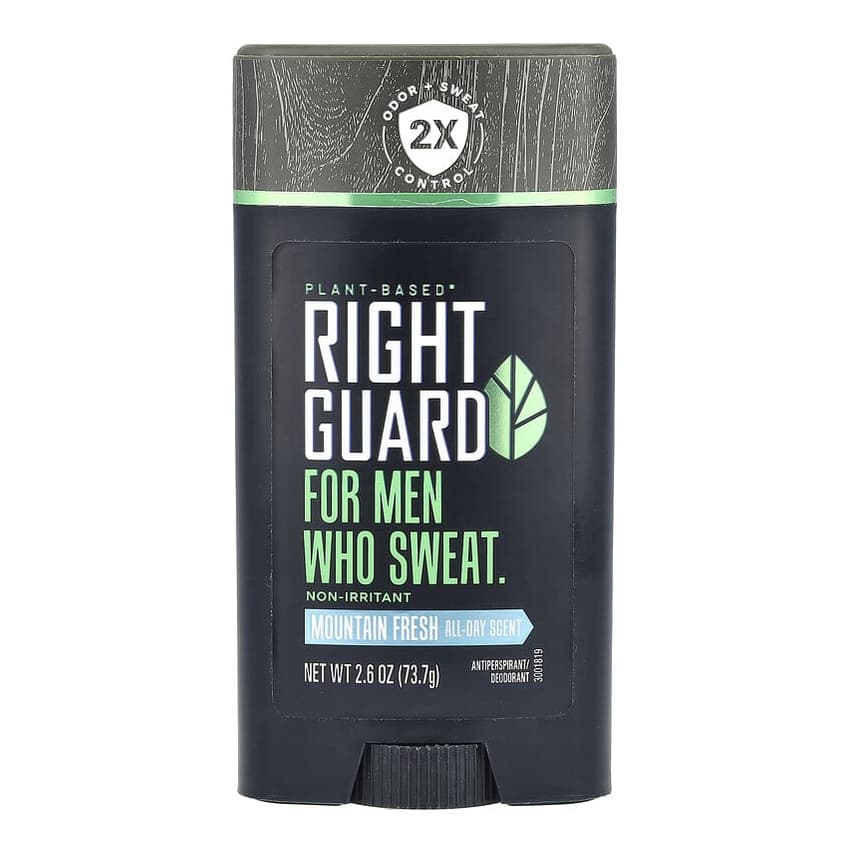 Plant Based Antiperspirant/Deodorant, For Men, Mountain Fresh