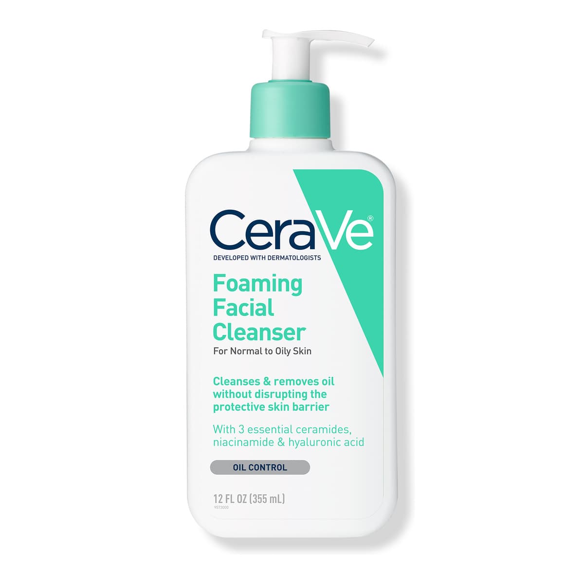 Foaming Facial Cleanser, Gel-Based Face Wash for Balanced to Oily Skin