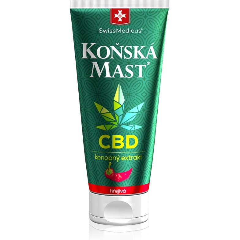 Horse ointment with CBD warm