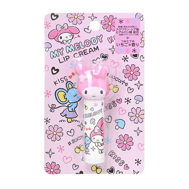 Sanrio Kiss & Love Lip Cream, My Melody - Strawberry